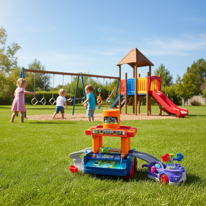 Mi.Costa Car Wash Set City Car Wash 25x14x8.7cm Plastic Ride On Toy For Kids 3-6 Years - Product Image 2