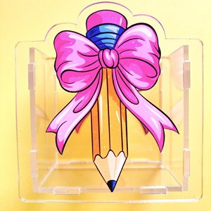 Regalo de Navidad para Maestras de Guardería, Suministros de Aprendizaje, Portalápices y Estuche para Lápices de Acrílico para Uso Médico y Sanitario, Almacenamiento, Mercado Estadounidense - Product Image 5