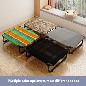 Cama para perros elevada, plegable, personalizada, para acampar al aire libre, para viajes, con malla transpirable, para mascotas, para perros medianos y grandes - Product Image 3