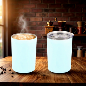 Termo Moderno de Acero Inoxidable de 350 ml, Antiderrames, con Aislamiento de Doble Pared, Taza para Café con Tapa, para Oficina y Viajes - Product Image 1