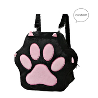 Sac en peluche personnalisé pour enfants breloque patte de chien dessin animé en peluche sac pour tout-petits sacs à dos en peluche