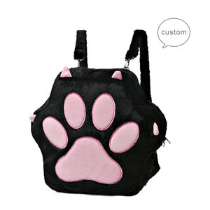 Personalizado niños bolsa de felpa encanto perro pata dibujos animados felpa Niño bolsa de felpa mochilas de felpa - Product Image 4