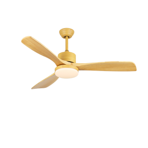 Ventilateur de plafond moderne à LED avec moteur DC de 52 pouces, 6 vitesses, commande intelligente, 3 pales, lumière intégrée, télécommande, chambre à coucher, CRI élevé 95 - Product Image 6