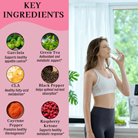 Cápsulas Termogénicas de Colágeno con Etiqueta Personalizada ODM, Suplemento Dietético que Apoya el Metabolismo y Promueve Niveles de Energía Limpia