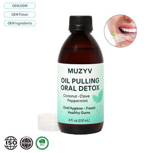 OEM minyak cuci mulut tarik 6 + minyak esensial aroma <span class=keywords><strong>Peppermint</strong></span> alami Enamel aman melawan plak napas jelek halus - Product Image 1