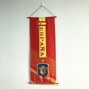 Drapeau d'ambiance Coupe du Monde de Football 2026 États-Unis Canada Mexique en tissu moulé sous pression, décorations et cadeaux pour supporters - Product Image 3