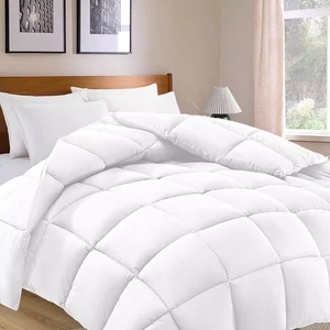 Longshow <span class=keywords><strong>Comforter</strong></span> bộ đồ giường sang trọng chèn cho khách sạn hiển thị nhà máy Bán Buôn Chăn điền 100% Polyester - Product Image 1