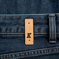 Étiquettes personnalisées en cuir véritable, écologiques, sérigraphiées pour jeans, sacs, accessoires de vêtements à coudre, fabricant OEM