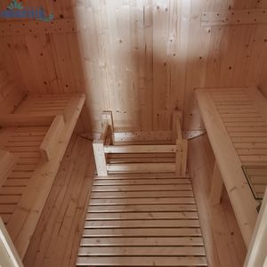 Prix bon marché d'usine Sauna extérieur Chambre Hôtel <span class=keywords><strong>de</strong></span> <span class=keywords><strong>luxe</strong></span> Sauna à vapeur sèche dans le jardin - Product Image 5