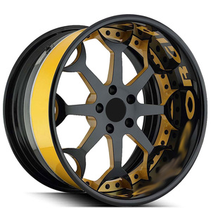 SY-02024 Jantes en alliage forgé monobloc de luxe personnalisées en 2 parties, 20 21 22 24 26 pouces, 5x115 5x127, pour Jeep Wrangler - Product Image 1