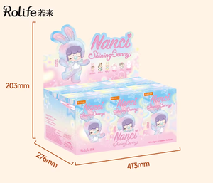 Vente en gros Robotime <span class=keywords><strong>Rolife</strong></span> Figurines d'action Jouets en vinyle Cadeaux Nanci Shinning Bunny Surprise Poupées en peluche Boîte mystère - Product Image 1