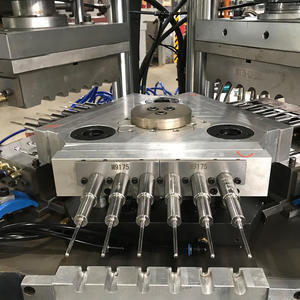 Doble servocontrol eléctrico premoldeado plástico Mini botella hacer máquina inyección soplado máquina de moldeo - Product Image 4