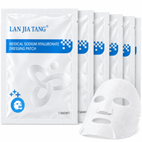 Masque à l'acide hyaluronique apaisant, réparateur, affinant les pores, améliorant la peau sèche, soin de la peau