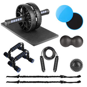 Fitness Core Coaster 6-en-1 entraîneur abdominal Ab roue rouleau Kit Machine Six <span class=keywords><strong>accessoires</strong></span> de soins d'exercice abdominal - Product Image 4