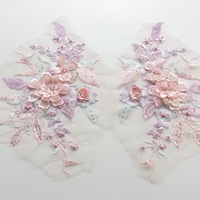 Nouvelle mode, patch brodé, patch à paillettes pour robe de mariée, applique brodée, tenue de soirée, patch en strass LSEP965