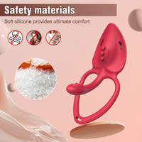 Safiman App-gesteuerter Tragbarer Paarvibrator Slip Klitoris-Stimulator Doppelnutzung Vibrierender Penisring Erwachsenen-Sexspielzeug für Frauen und Männer