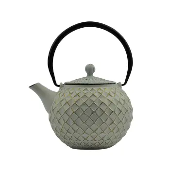 800ml Good Quality Teapot/White Cast Iron Tea POT for Drinking Tea/coffee