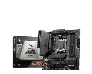 Tarjeta Madre MSI B650M MORTAR WIFI DDR5 Compatible con CPU7950X/7900X/7800X3D, Interfaz AMD <span class=keywords><strong>B650</strong></span>/AM5, para Juegos - Product Image 1