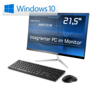 Desktop PC 21.5'' All-in-One Intel Core I3 I5 I7 Octa Cores 1920*1080 HD Graphics IPS LED Barebone Laptops DDR4 RAM Computer