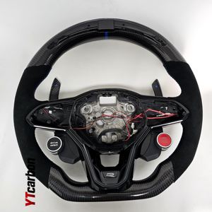 YTcarbon para <span class=keywords><strong>Arteon</strong></span> CC GTE GTD GTS <span class=keywords><strong>R</strong></span>-line Racing Style R8 Switch Custom Real Carbon Fiber Paddle Shifter LED Volante - Product Image 1