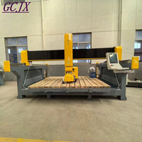 Maquinaria de piedra automática multifunción 5 ejes CNC Router Bridge Saw Máquina de corte de piedra de mármol con fresado