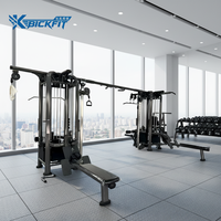 Appareil de musculation multifonctionnel commercial 8 stations, équipement de fitness pour salle de sport, machine d'entraînement de force, prix usine, bonne qualité