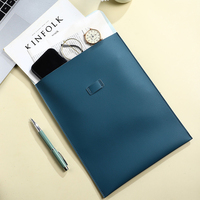 Porte-documents A4 en cuir PU de haute qualité, pochette universelle pour dossiers de bureau, pochette imperméable pour documents