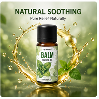 Huile essentielle de mélisse pure et naturelle ; apaisante, relaxante et favorisant le sommeil, idéale pour l'aromathérapie et la promotion du sommeil.