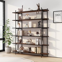 Étagère murale intégrée, support de rangement, séparateur de bureau sur pied pour service à thé, étagère de balcon, armoire de rangement