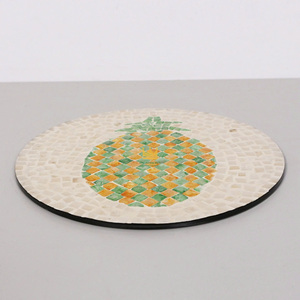 Round Shell Inlay Mother Pearl MDF <b>Placemats</b> Eco-Friendly 10MM Thick 330mm Diameter for <b>Dining</b> <b>Table</b> Kitchen Collection Vietnam - Product Image 2