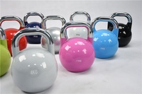 Ensemble de kettlebell compétitif coloré pour salle de sport