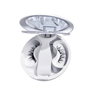 Nouvelle technologie de gros aucune <span class=keywords><strong>colle</strong></span> requise synthétique 3D style naturel réutilisable maquillage des yeux Pro <span class=keywords><strong>cils</strong></span> magnétiques doux faits à la main - Product Image 1