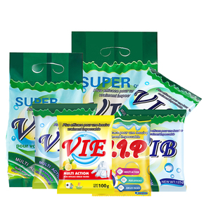 Wholesale 100g 125g Best Quality Eco-Friendly Whitening Powder Soap High Foam Floral Disposable Concentrated Stain <strong>Laundry</strong> - Product Image 5