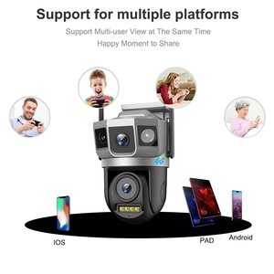 GatoCam V380pro Dual Lens Triple Screen SC23-W 4mp <b>Camera</b> <b>Indoor</b> and Outdoor IP66 Waterproof CCTV <b>Camera</b> - Product Image 5