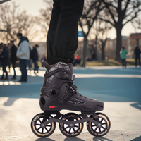 Patins à roulettes professionnels unisexes à une rangée de roues plates pour adultes, personnalisables en usine