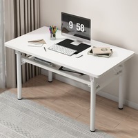 Bureau d'écriture modulaire pliable en métal robuste et extensible avec fixation murale pour bureau à domicile moderne
