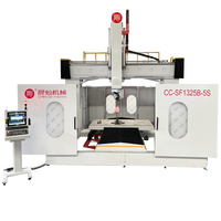1325 360 degrés tête pivotante 5 axes 3d eps mousse plâtre bois CNC routeur gravure sculpture machine de découpe