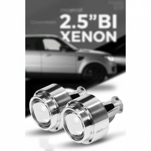 2 uds 2,5 pulgadas Universal Bi Xenon faro largo efecto corto lente 6500K Compatible Mondeo Vios Forester A3 ES RX Acadia IS Venza - Product Image 1