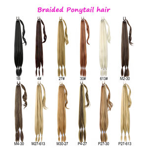 Meistgesuchte 32 Zoll Lange 130g Glatte Synthetische Haarverlängerung Jumbo Wrap-Around Pferdeschwanz-Extension für Frauen - Product Image 6