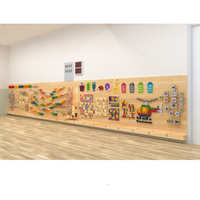 HAPPY ZONE Panneau mural interactif en bois personnalisé, mur sensoriel, jouets éducatifs, jeux muraux, aire de jeux intérieure