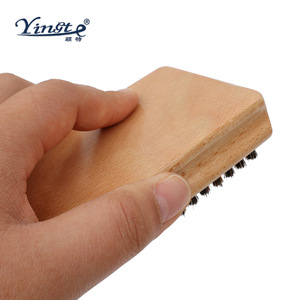 Yinte Snow Wax <b>Brush</b> Copper Wire Wooden Handle Polishing <b>Brush</b> For Ski Maintenance - Product Image 4