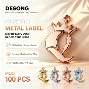 retro metal handmade laser cut eco-friendly labels for <b>clothes</b> jeans shoes bags silver bronze <b>gold</b> alloy - Product Image 1