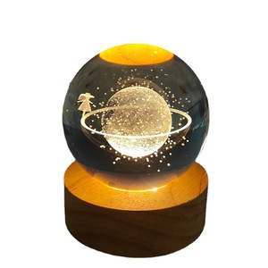 Différents styles de cadeaux pour garçons et filles, cadeau de graduation gravé en 3D, lumière de nuit lumineuse pour chambre <span class=keywords><strong>à</strong></span> coucher, ornement de la Voie lactée, série Univers - Product Image 5