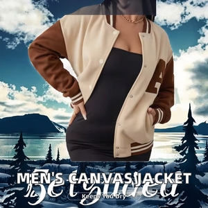 Chaqueta Bomber de Alta Calidad, Ecológica, de Color Sólido, para Hombre, Talla Grande, Impermeable, con Cierre de Cremallera, de Lona, Informal - Product Image 2