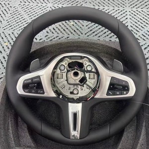 Volant de <span class=keywords><strong>voiture</strong></span> pour BMW G30 G31 G20 G80 G21 G81 G22 G30 G31 G32 G11 G12 G14 G15 G16 G01 G87 Classics, volant en cuir - Product Image 6