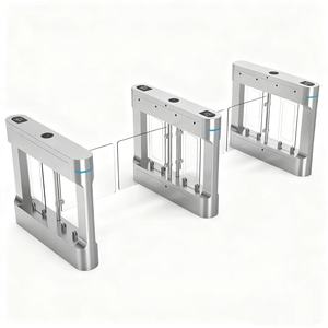 Rào cản Swing cho người đi bộ PASSAGE <span class=keywords><strong>Wing</strong></span> turnstiles tự động không thấm nước WG kiểm soát truy cập hệ thống RFID NFC Swing rào cản - Product Image 4
