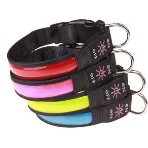 Collar Luminoso LED con Carga USB para Perros, Collar Antipérdida para Golden Retriever, Border <span class=keywords><strong>Collie</strong></span> y Todas las Razas - Product Image 1