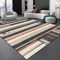 Tapis moderne et simple pour chambre à coucher, tapis de salon, tapis de chevet, tapis de table basse, imperméable, résistant à la saleté, facile d'entretien, grand tapis