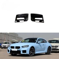 Pour BMW M2 G87 2022 - 2024 Inserts et caches de conduits d'admission d'air avant en carbone préimprégné DRY