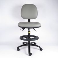 Chaise de travail de conception moderne sûre d'ESD pour la classe 1000 de pièce propre pour l'utilisation d'entrepôt d'école d'atelier d'hôpital